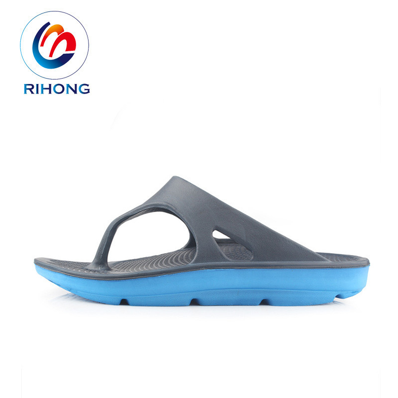 new arrival eva rubber thick sole custom orange color logo unisex casual arch support flip flops