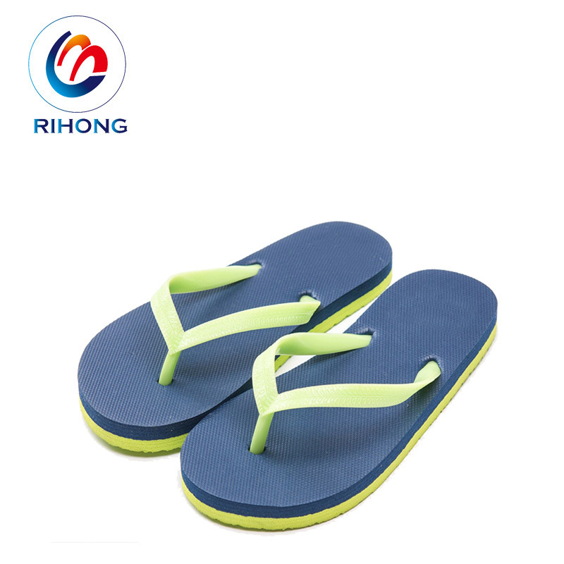 hot selling eco cheap price printed logo anti slip eva rubber summer slipper custom flat flip flops for children