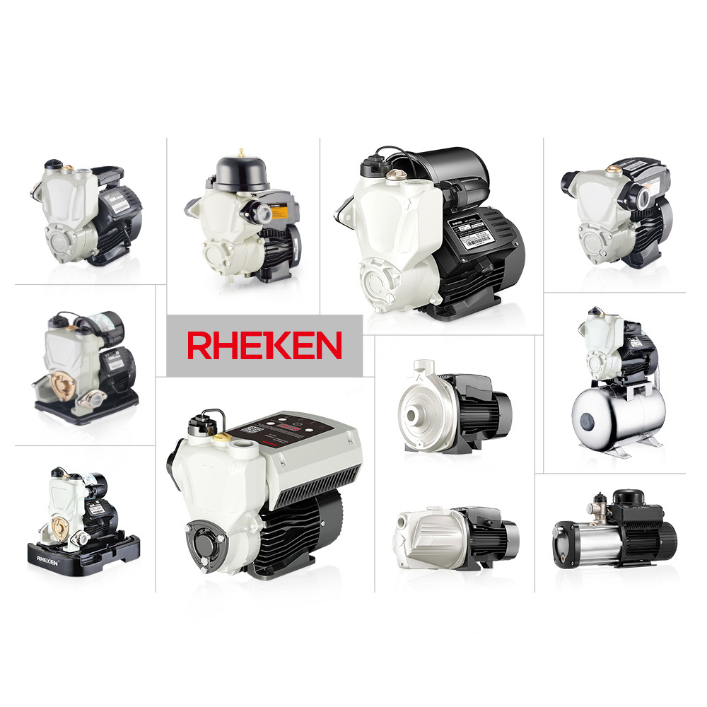 Rheken mini electronic booster price of water lift pressure tank with pump set for house shower