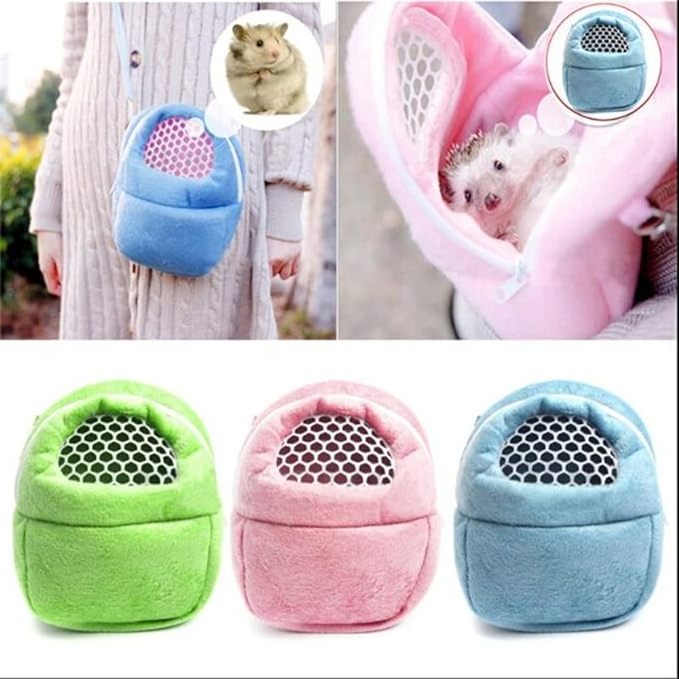 Small Pet Carrier Rabbit Cage Hamster Travel Warm Bags Guinea Pig Carry Pouch Bag Breathable Pet Cage