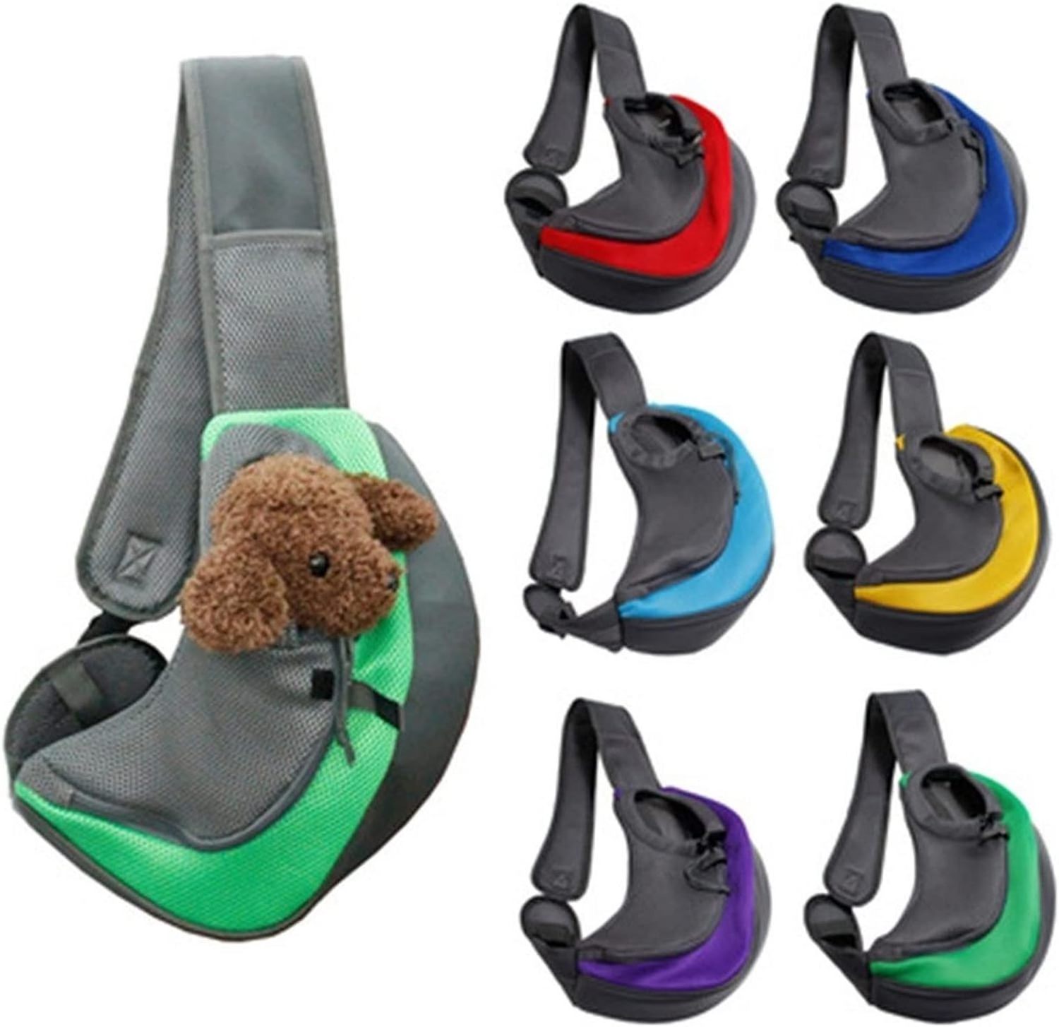 Dog Carrier Purse Rabbit Carrier pet Carrier Shoulder Bag Safety Belt Dogs Carrying Bag pet Front Pocket Adjustable Padded Strap