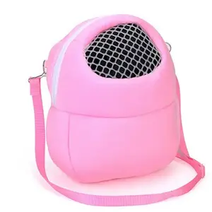 Small Pet Carrier Rabbit Cage Hamster Travel Warm Bags Guinea Pig Carry Pouch Bag Breathable Pet Cage