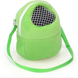 Small Pet Carrier Hamster Chinchilla Travel Warm Bags Guinea Pig Carry Pouch Bag Breathable Pet Cage Rat Leash