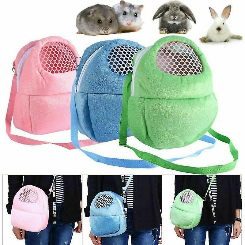 Small Pet Carrier Hamster Chinchilla Travel Warm Bags Guinea Pig Carry Pouch Bag Breathable Pet Cage Rat Leash