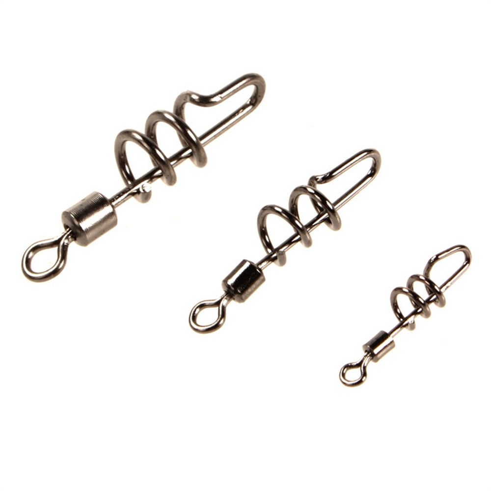 Rikimaru  Screwed  Snap Swivel Stainless Steel Snap Fishing Link