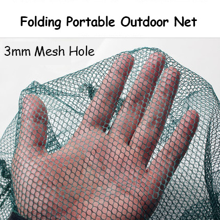 Folding Nylon Fishing Net Monofilament Cast China Sale Trap Cage Green Nets Umbrella Netting 4 8 Holes Manufacturers