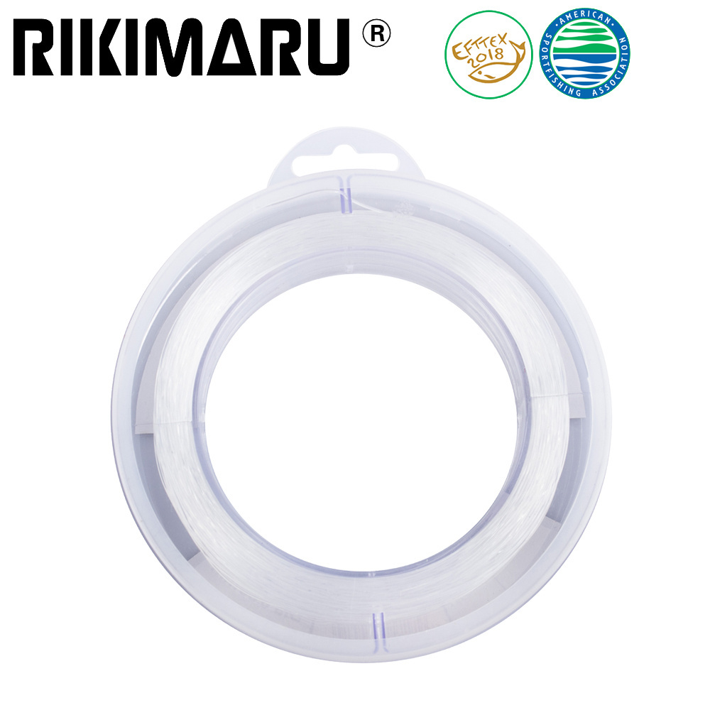 RIKIMARU 100m Premium Strength Fishing Monofilament Angling Nylon Fishing Line Shock Leaders Hook Lines