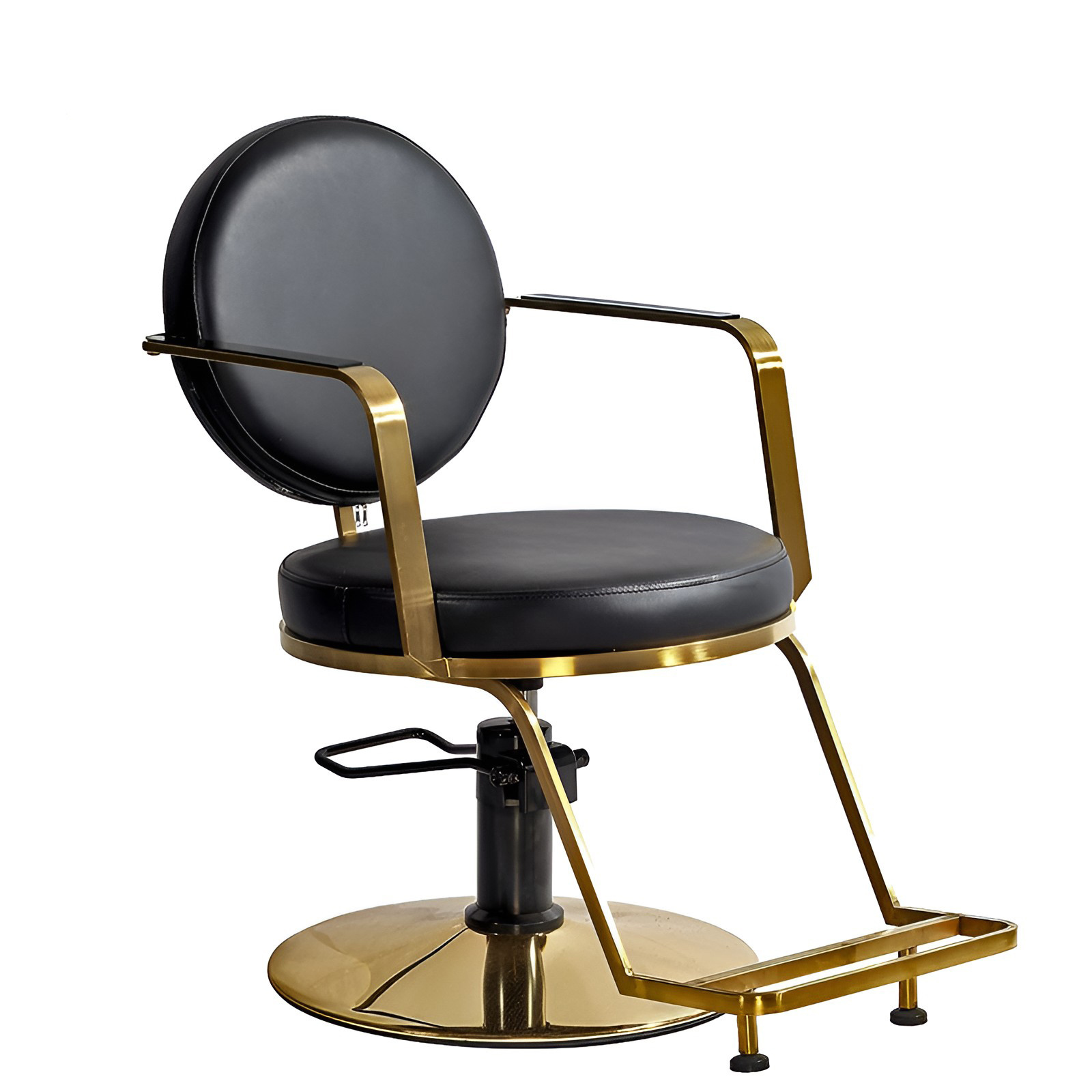 high quality salon furniture styling pink barber chair modern beauty gold salon chair for sale