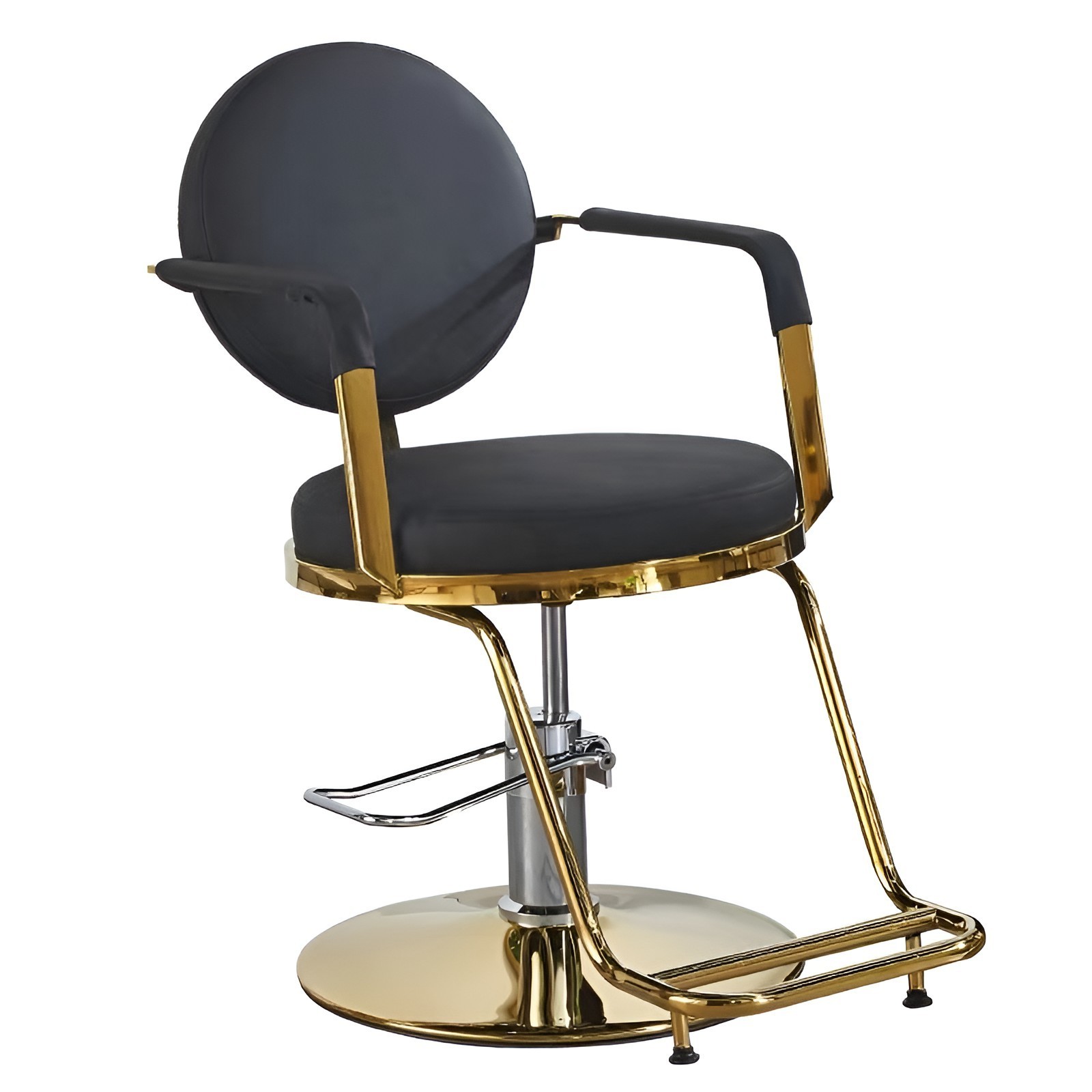 high quality salon furniture styling pink barber chair modern beauty gold salon chair for sale