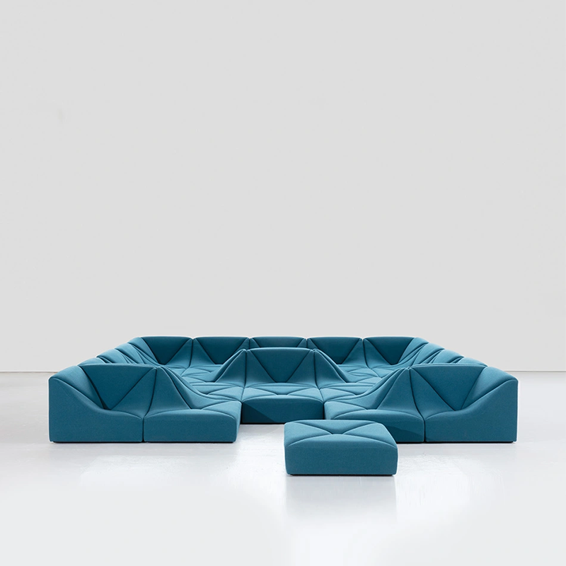 New arrival home furniture sofa set designs Italian modern couch living room dune modular sofas