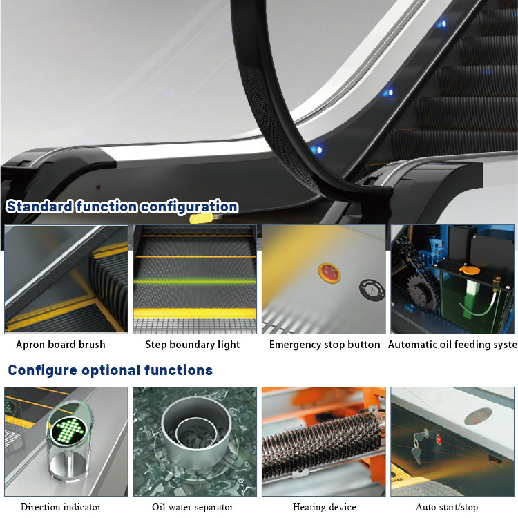 Escalators Smooth And Safe Indoor And Outdoor Escalators With Factory Price