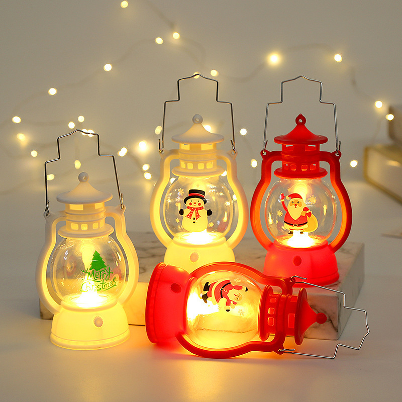 Santa Snowman Light Merry Christmas Decor For Home Christmas Ornaments Tree Noel Xmas Gift New Year