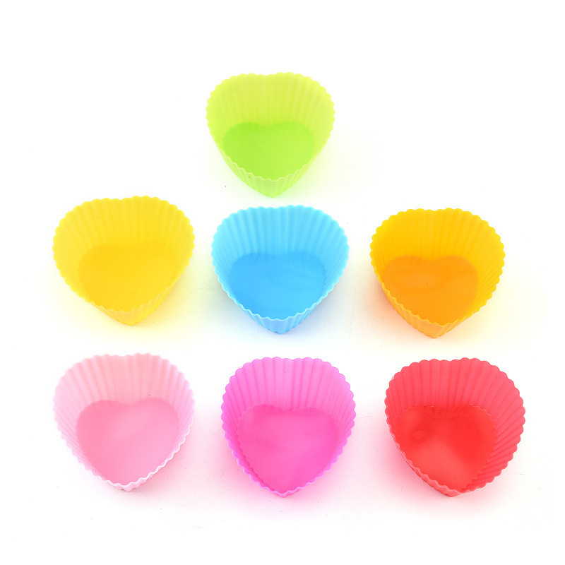 Custom Wholesale Silicone Cake Cup Mould Baking Cup Liners 36 Pieces Safe Reusable Food Grade Nonstick Cake Mould Set