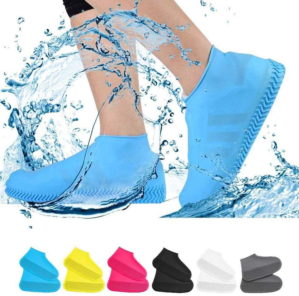 Custom Silicone Unisex Waterproof protective Shoes Covers Reusable Non-slip Rain Cover Winter Boots for rain Men Rainy Day