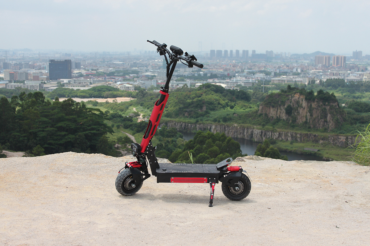 Removable battery 3000W*2 off road e scooter foldable dual motor escooter