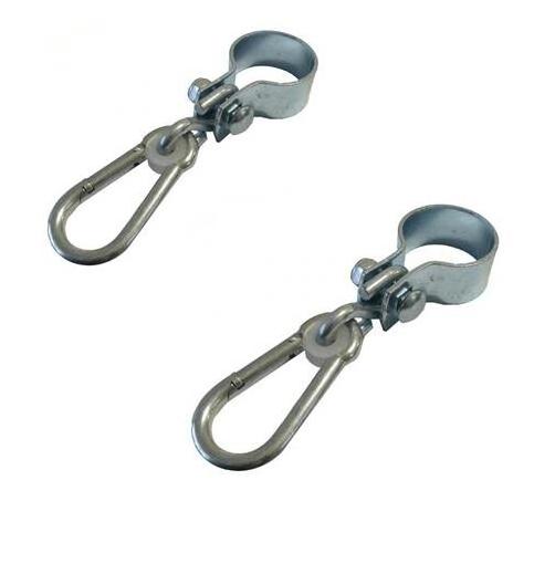 swing hook with 2 snap hooks Heavy Duty Iron Swing Hangers for Wooden Sets