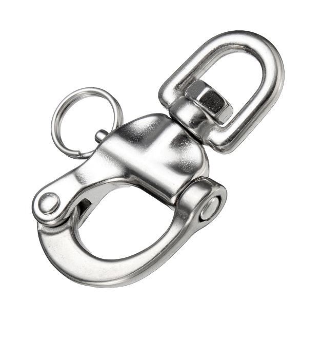 Stainless Steel Quick Release Boat Anchor Chain Eye Shackle Swivel Snap Hook