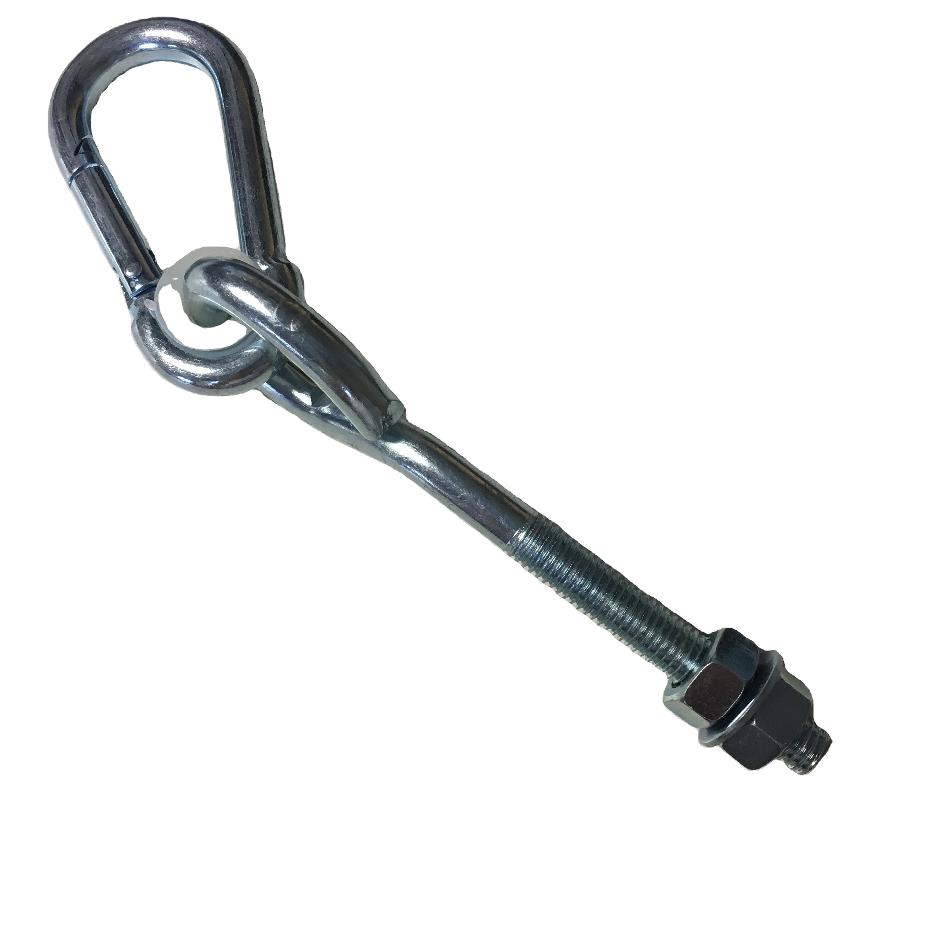 swing hook with eye bolt Swing Hanger with Spring Clip