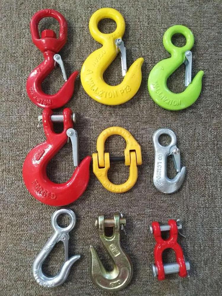 Blue Color Steel Clevis Grab Hook