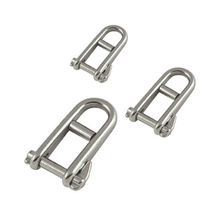 stainless steel key pin type shackle Marine shackle  with pin