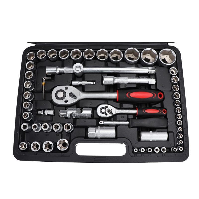 professional car repair 108 pcs ratchet spanners socket wrench set box