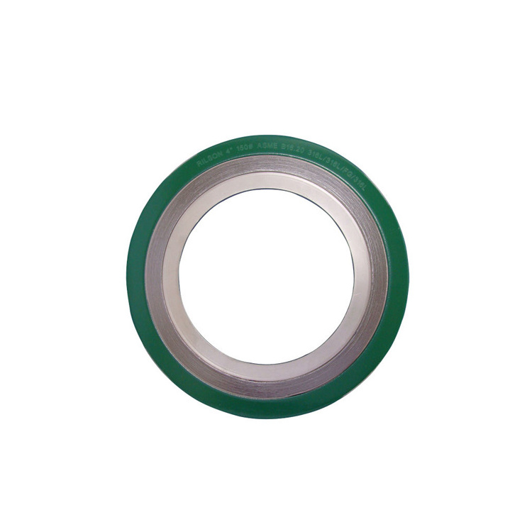 spiral wound gasket for exhaust &heat exchanger , nuclear grade & HDLE 316 security seals spiral wound gasket