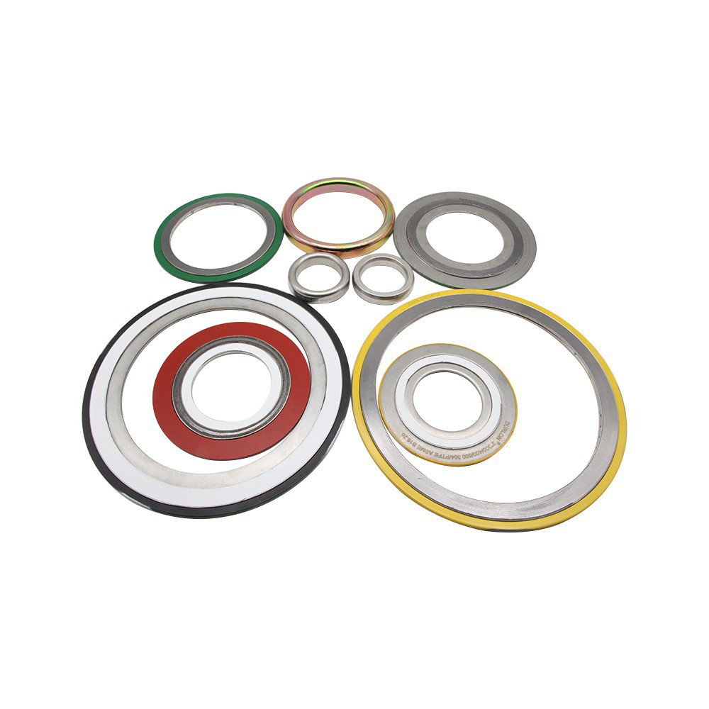 spiral wound gasket for exhaust &heat exchanger , nuclear grade & HDLE 316 security seals spiral wound gasket