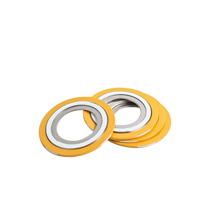 spiral wound gasket for exhaust &heat exchanger , nuclear grade & HDLE 316 security seals spiral wound gasket