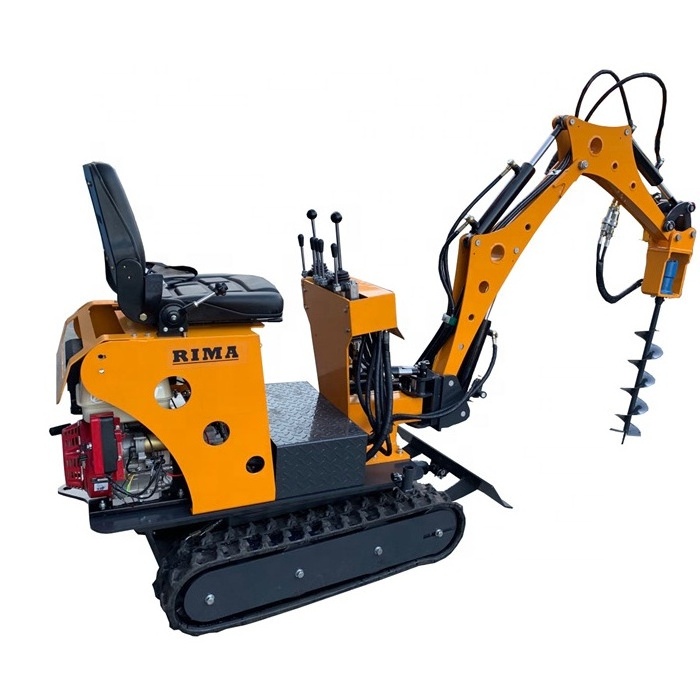 Gasoline engine ,mini backhoe,towable backhoe / garden excavator / Crawler backhoe excavator