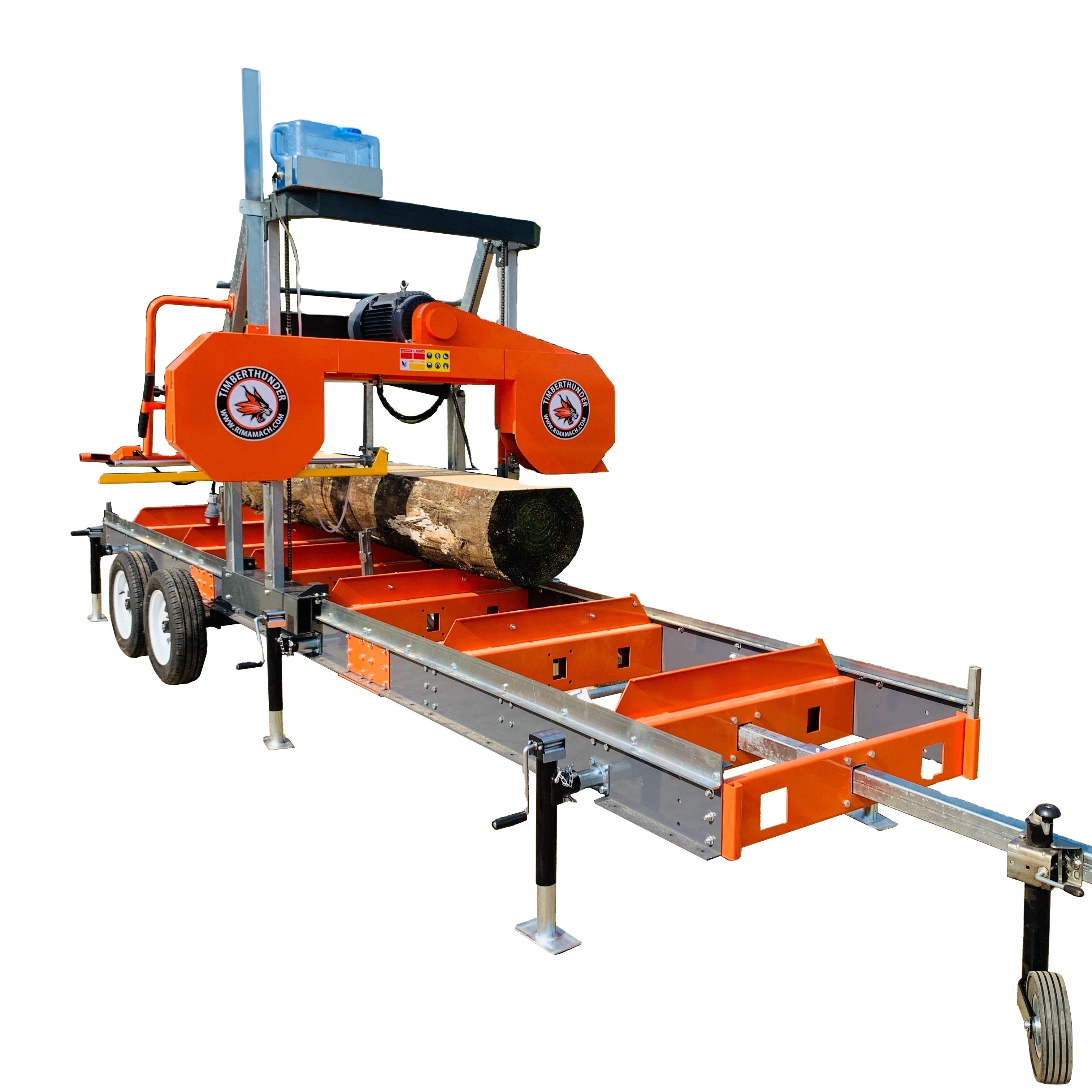 Rima Forestry Machinery Horizontal Portable Sawmill Log Wood Band Saw Portable Sawmill With TUV CE