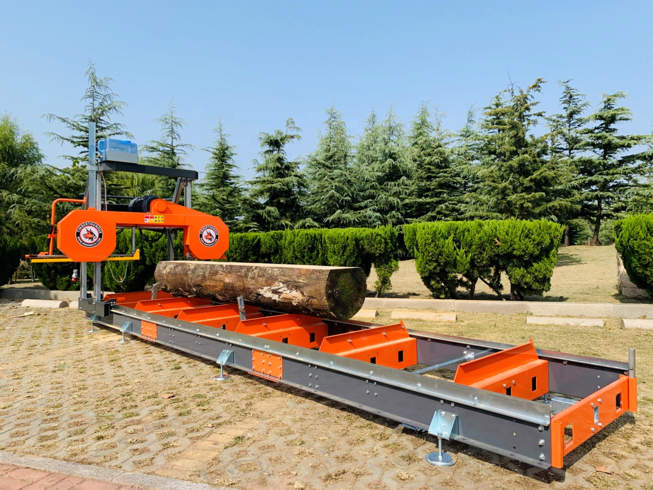 Rima Forestry Machinery Horizontal Portable Sawmill Log Wood Band Saw Portable Sawmill With TUV CE