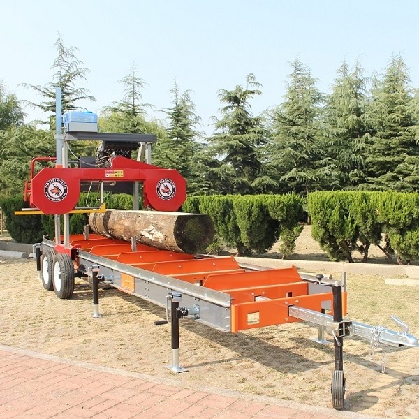 Rima Forestry Machinery Horizontal Portable Sawmill Log Wood Band Saw Portable Sawmill With TUV CE