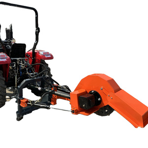 hydraulically powered brush cutter swing arm stump grinder