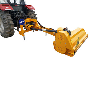 rear-side agricultural tractor mounted  rotary mowers swing arm mulcher