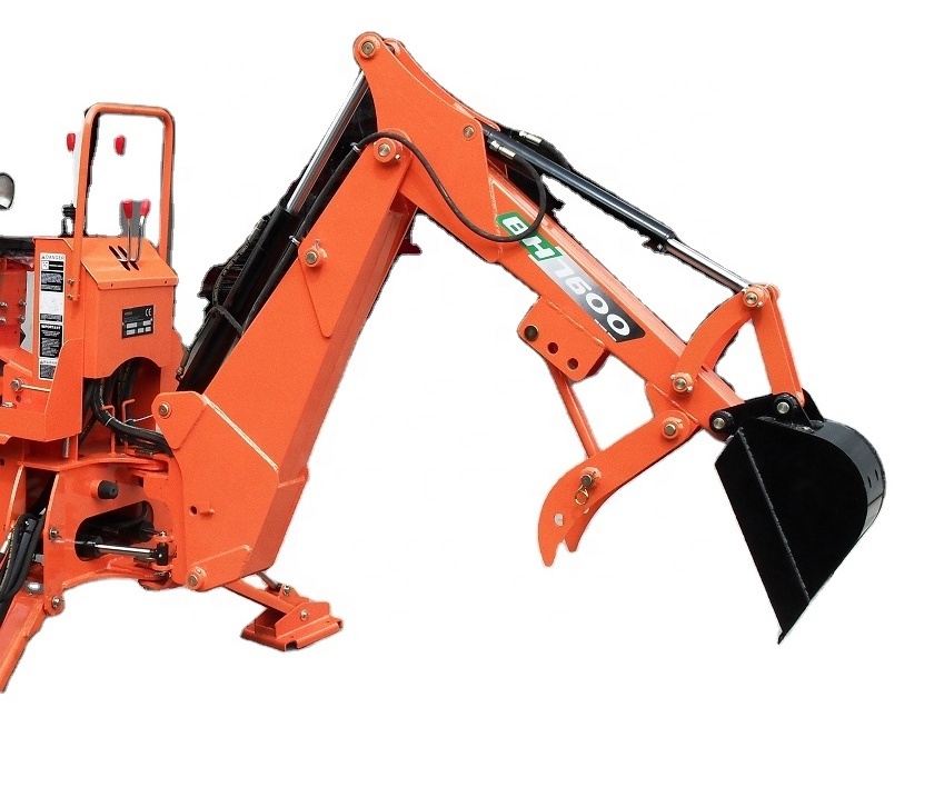 Rima Mini Tractor Backhoe Front Loading Towable Rear Compact Loader Towable Backhoe For Sale