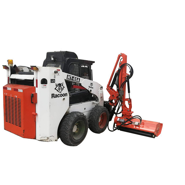 Swing boom cutter skid steer attachment / Boom mower