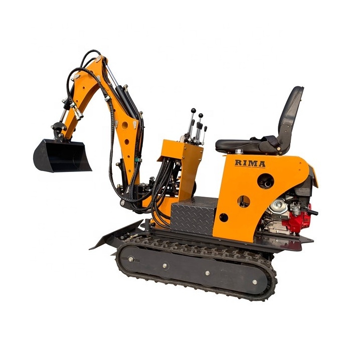 Gasoline engine ,mini backhoe,towable backhoe / garden excavator / Crawler backhoe excavator