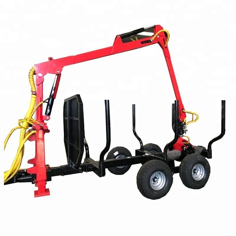 RIma log grapple timber crane 3 point splitter wood with crane