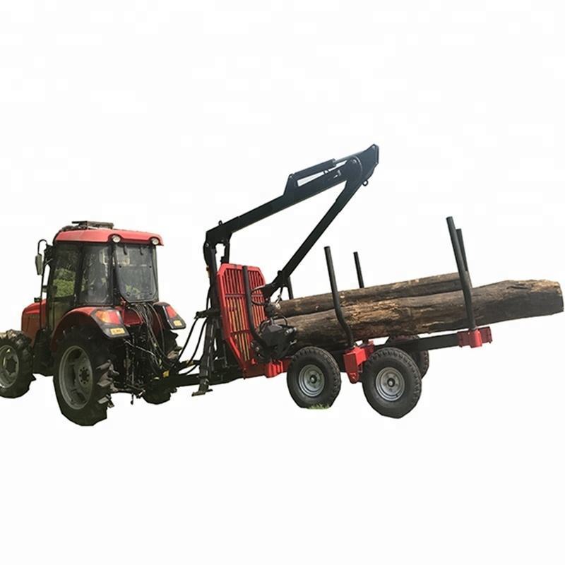 RIma log grapple timber crane 3 point splitter wood with crane