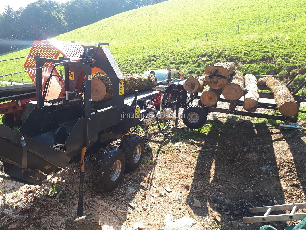 RM500 JOY log splitter hydraulic wood processor firewood processor machine with control valve