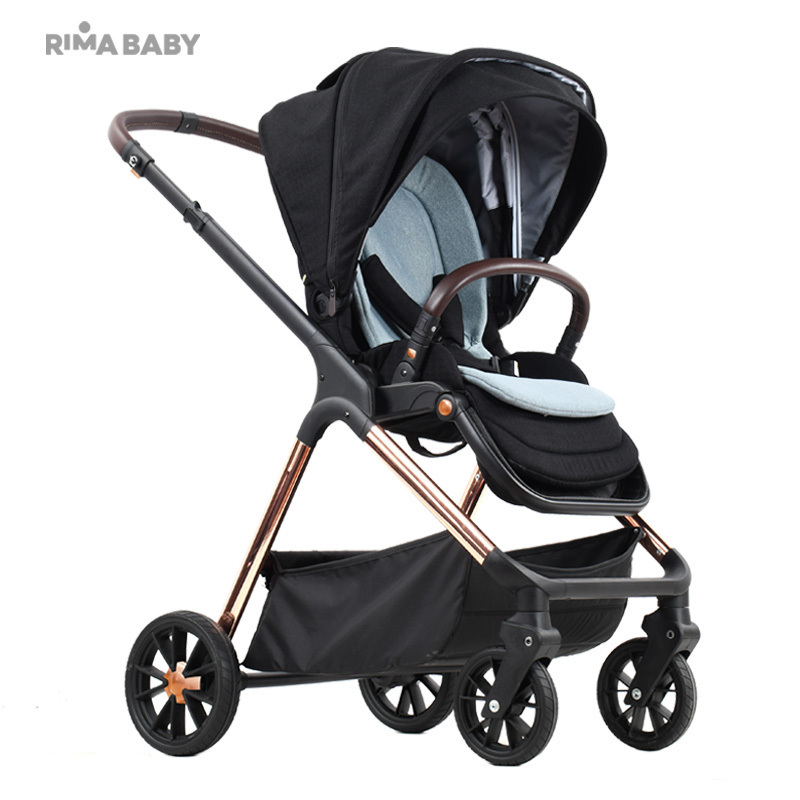 Italian convertible lightweight reversible folding baby stroller