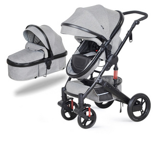 Wholesale new design 2-in-1 Travel System Luxurious Metal Antique Doll Baby Stroller