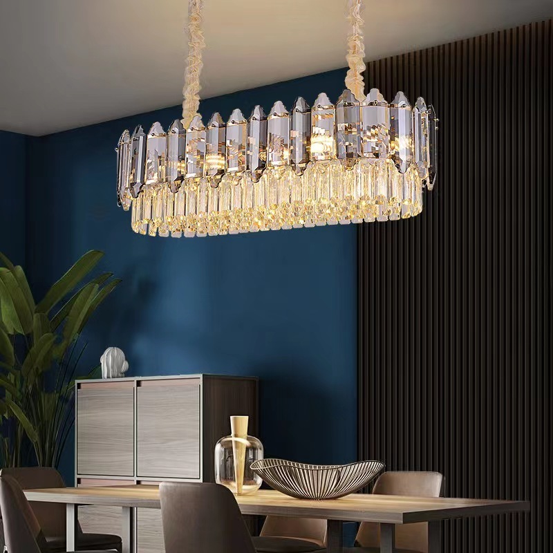 Contemporary French Luxury Lighting Ceiling Light Fixtures Crystal Chandelier  Pendant Light