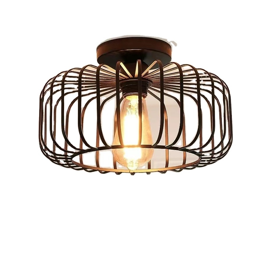 modern iron black pendant chandelier hot sale black decorative exterior ceiling lights