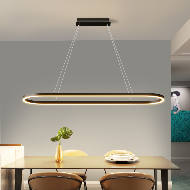 New Arrival Modern Style oval Rings Ceiling Lamp Living Room Bedroom Indoor Lighting