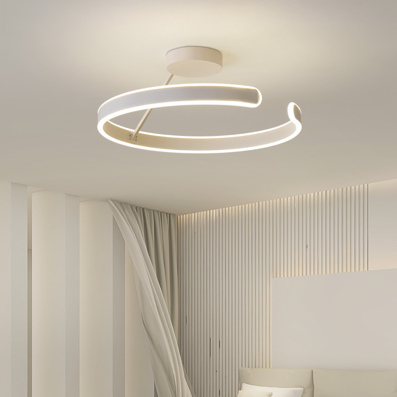 Study bedroom light master bedroom minimalist ceiling light fixture simple and modern personality Nordic pendant light