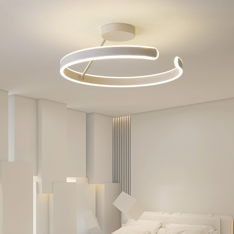 Study bedroom light master bedroom minimalist ceiling light fixture simple and modern personality Nordic pendant light