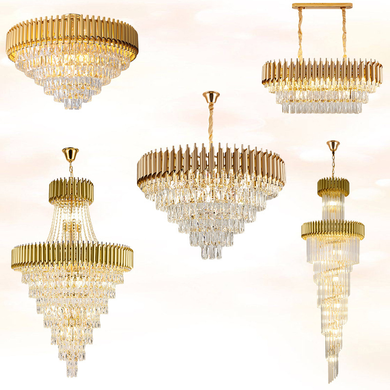 Zhongshan Nordic ceiling Led living room Nordic chandelier Luxury crystal ceiling modern chandelier