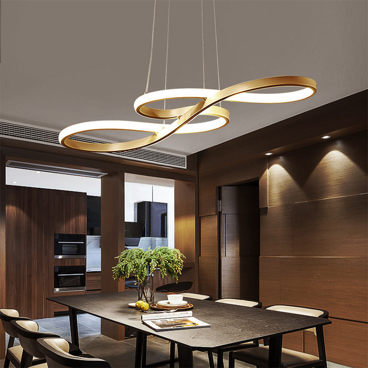 LED postmodern dining pendant lighting fixtures minimalist living room lights fashionable dining room lights