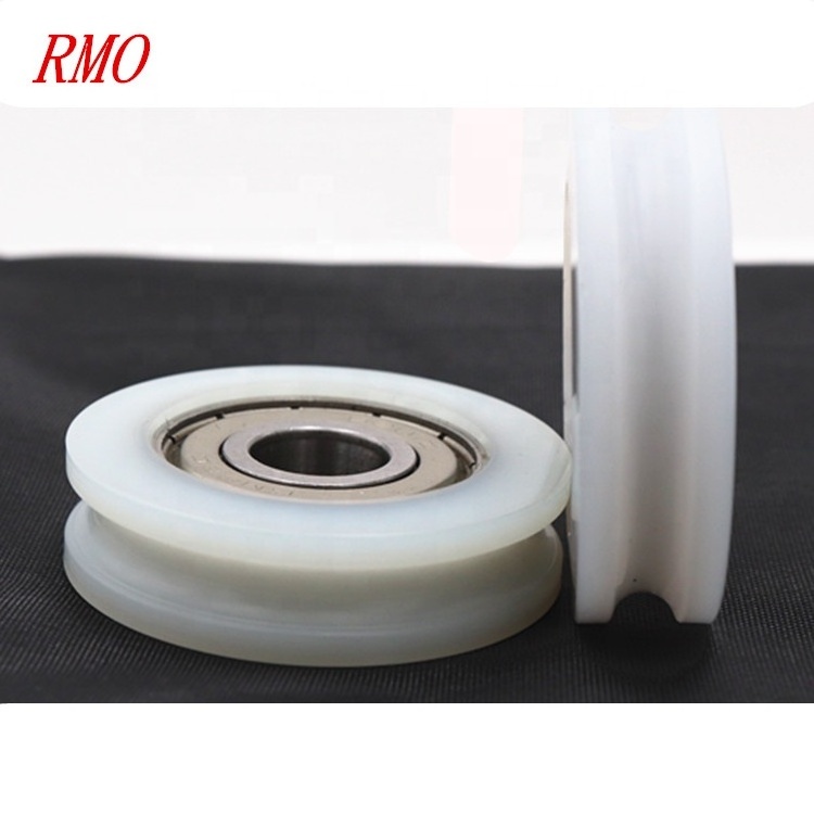 Gluing wheel U groove pulleys 6201zz Passive guide drawer wheels 6201 for Sliding Door Roller wheel 12*44*12mm